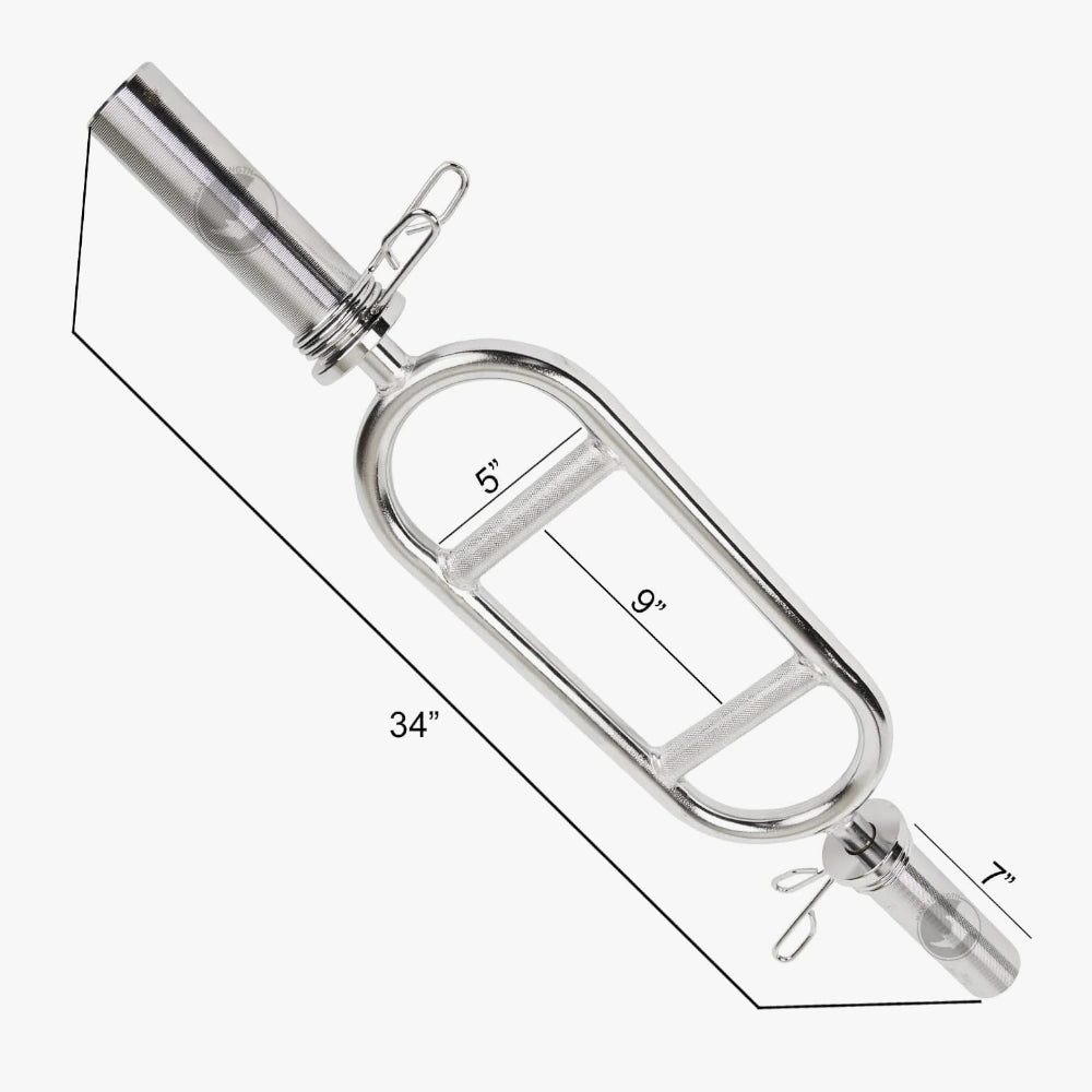 Barre triceps olympique dimensions